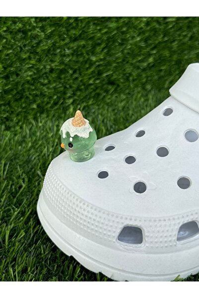 Crocs Glow in the Dark Penguin Slipper Ornament/Three-Dimensional Penguin Slipper Charm/Animal Figure Jibbtiz