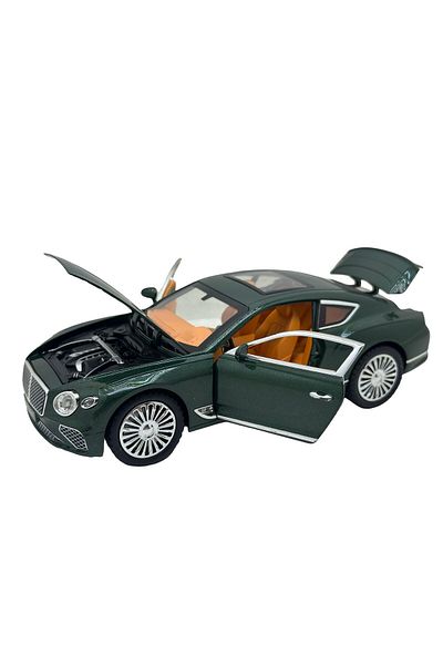 JPT Grey Bentley Continental model 1:24 with sounds, smoke, lights, opens everything