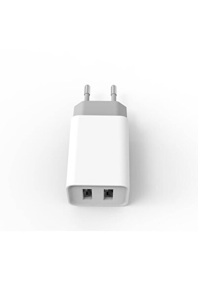 ColorWay Încărcător de perete, 2xUSB A, 10W, 2.1A, protecție la supraîncălzire și scurtcircuit, ABS, alb