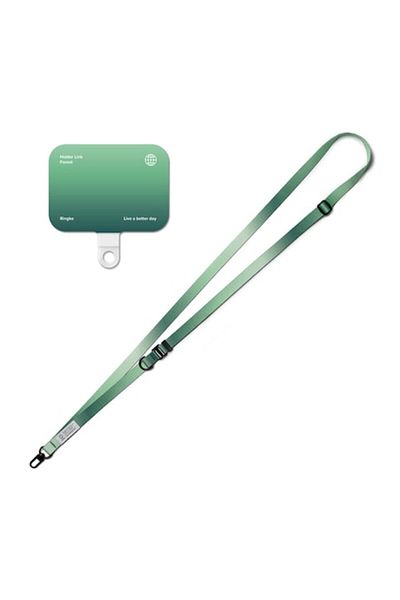 Dali Hook Lanyard Phone Strap, 140cm, Nylon and Metal, Green