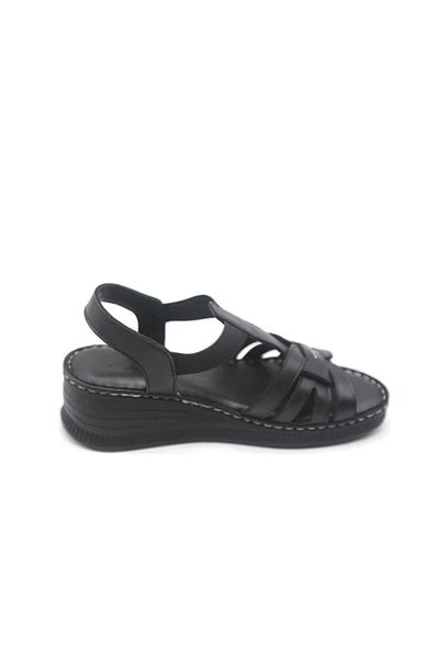 Venüs Women's Genuine Daily Sandals Vn24028801Y - Black