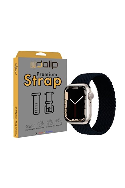 dalip Curea dintr-o singură bucată pentru Apple Watch 42/44 mm, silicon, neagră