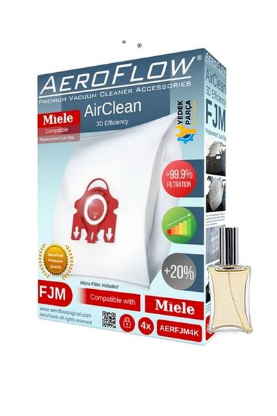 Ozba Ticaret Miele Compatible Medivac - S 500 Vacuum Cleaner Dust Bag 4 Pack
