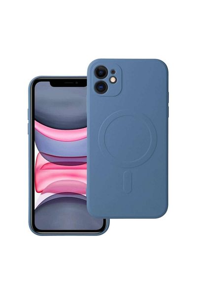 Dali Carcasă de protecție compatibilă cu Apple iPhone 11, silicon Mag, compatibilă cu MagSafe, silicon, neagră