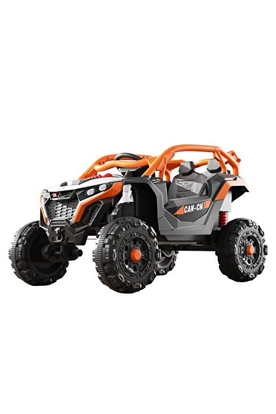 Flippy Kids Electric Buggy/UTV Off-Road Ride-On, Dual Drive, Bluetooth, Remote, Lights & Music, 97x6