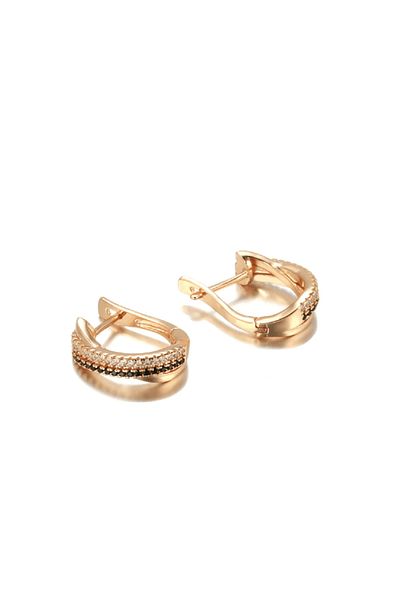 Belora Diora Royal Cross Earrings, Silver