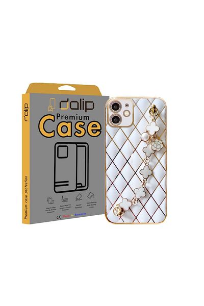 dalip Husa pentru iPhone 12, Bling Grip, Alb