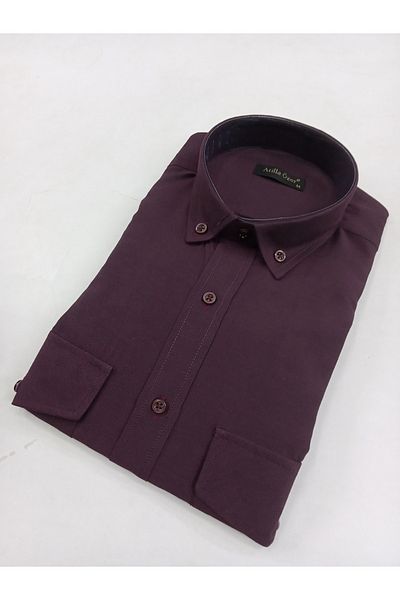 nightblack Classic Loose Relax Fit Double Pockets Flap Pockets Button Closure Long Sleeve Slim Seasonal