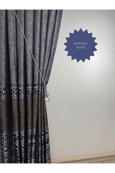 Coperta Κουρτίνα φόντου σπιτιού / Κουρτίνα φόντου πάνελ 1 ΤΕΜ. Συντομότερη πτυχωτή 90cm Πλάτος
