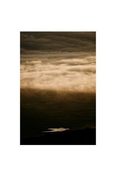 OEM Tablou Canvas, "Reflectie aurie sub cerul innorat", 26 x 39cm