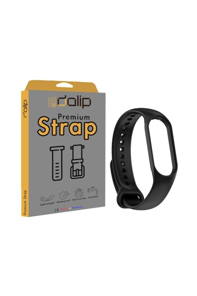 dalip Curea pentru Xiaomi Mi Band 7, FlexiBelt, Silicon, Negru