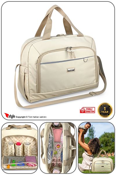 Stylo Urban X Pro Mother Baby Care Women's Bag and Newborn Bag-Beige