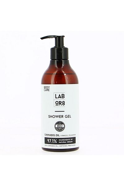 Labor8 Gel de duș cu ulei de cânepă, 1000 ml