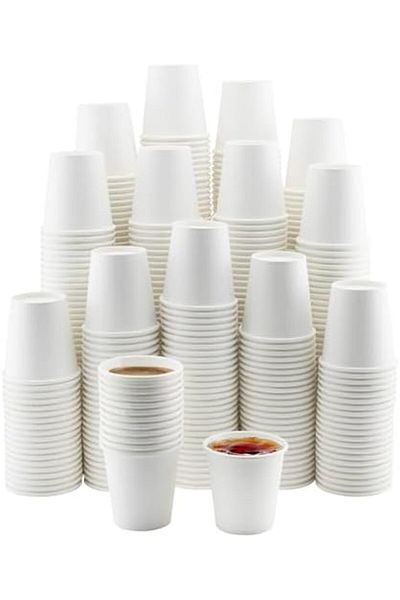 Ideal Pack 4 oz Paper Cups – 1000 Pcs | Disposable Cups for Parties, Events, Drinks, and Sampling
