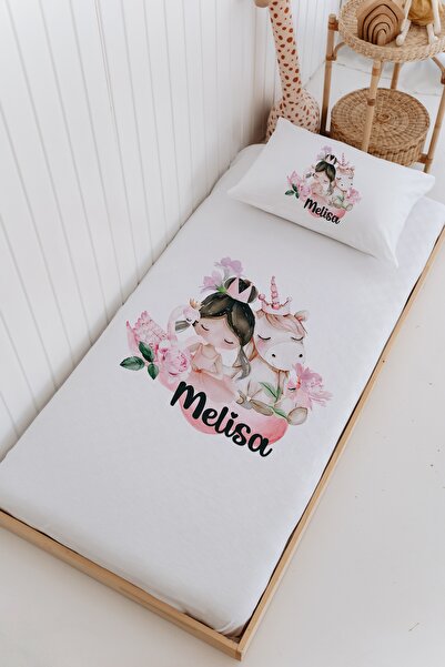 Lilabio İsme Özel %100 Pamuk Bebek Ve Çocuk Tek Kişilik 165 X 225 Cm Pike Tak...