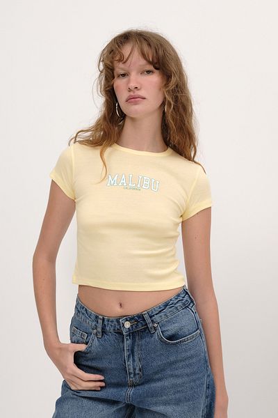 Addax Malibu Written T-Shirt P1801
