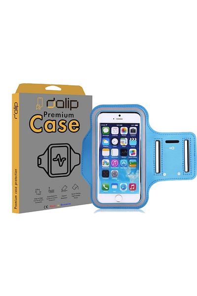 dalip Husă tip bandă de susținere pentru iPhone 6/6S, BeFit, albastră