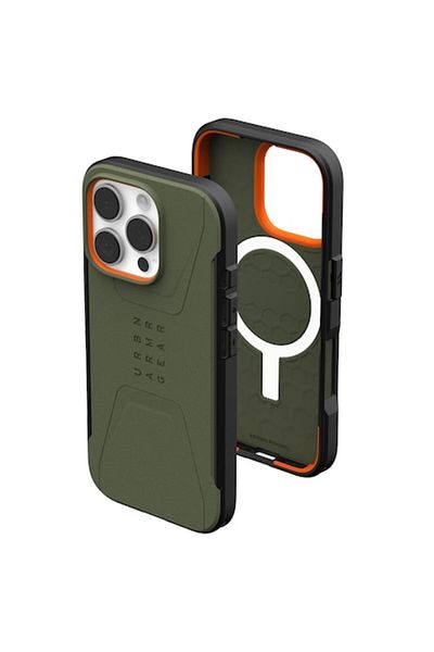 Dali Protective Case for Apple iPhone 16 Pro, Civilian, Rugged Case, MagSafe Compatible, Reinforced Edges