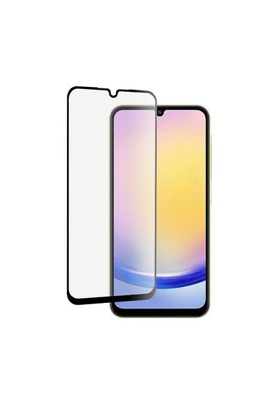 Dali Protective Screen Compatible with Samsung Galaxy A25 5G, Tempered Glass, Black-Transparent