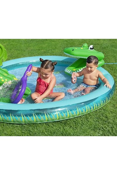 BESTWAY مركز لعب كروكودايل كوف 224×181×72 سم