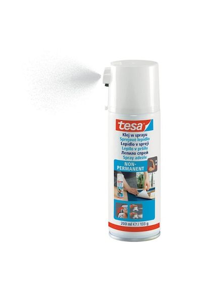 dalip Adeziv spray pentru hârtie/fotografii/fibră de sticlă, Dalip, 200 ml, fără silicon, nepermanent, transparent