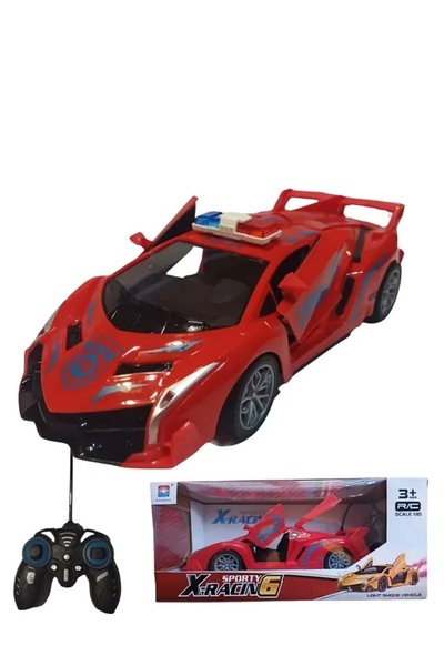 SCOWETTO Mhz 1:16 25cm Kapıları Açılan Farları Yanan, Şarjlı Full Fonksiyon P...