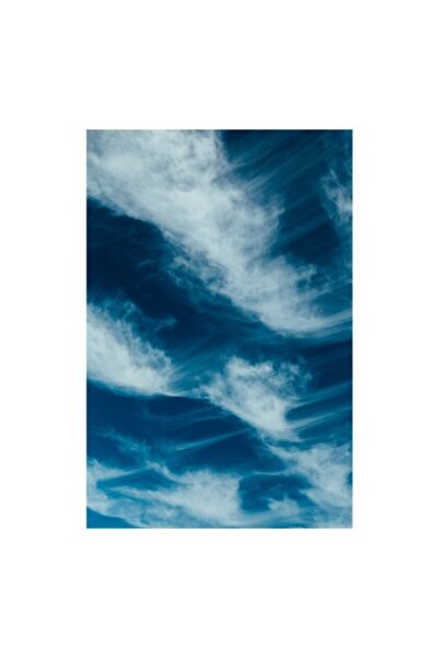 OEM Tablou Canvas, "Norii dansatori pe cerul albastru"