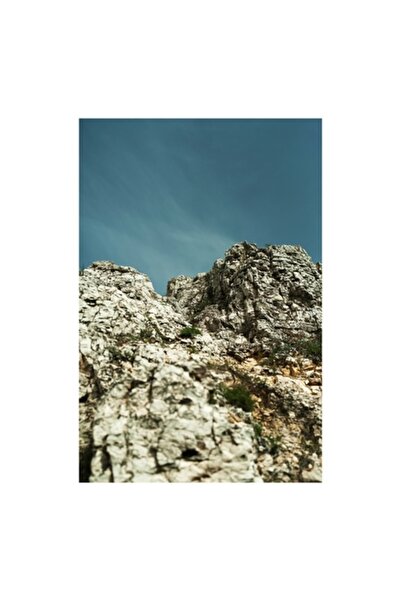 OEM Tablou Canvas, 'Culmile stancoase sub cerul albastru', Stanci, Cer, Verde...