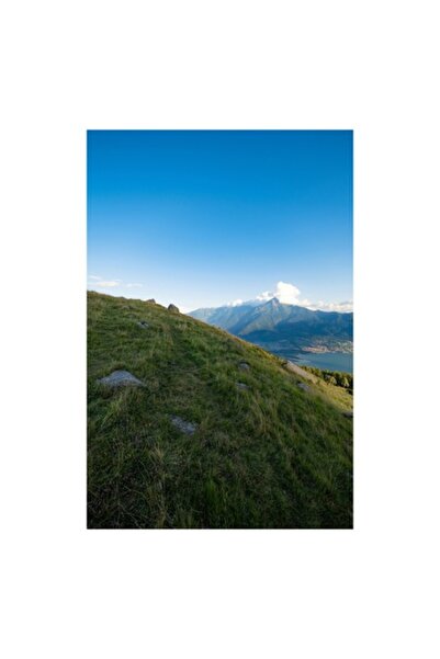 OEM Tablou Canvas, 'Poteca pe creasta muntelui verde'