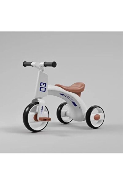 Flippy Tricicletă pentru copii, Flippy, funcție de lumini și sunete, albă