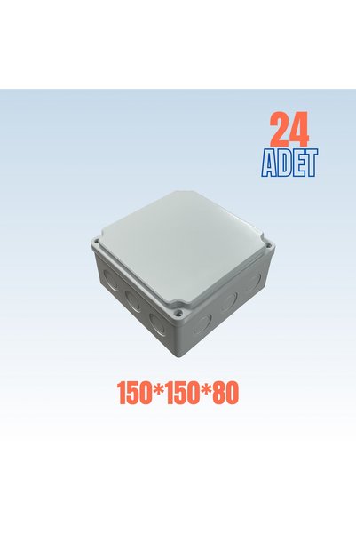 sebox Sıva Üstü Kare Buat Kutu 150x150x80 (24 Adet)
