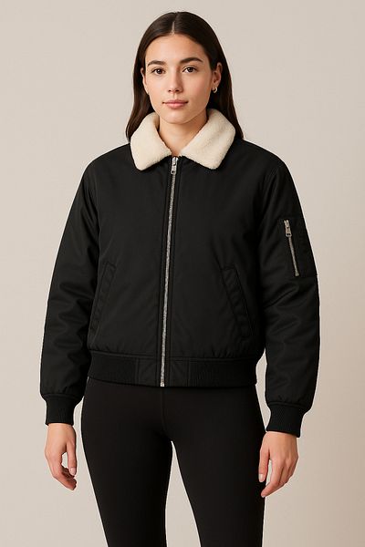 oneoff Jachetă unisex cu guler de pluș
