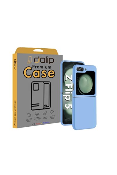 dalip Husa pentru Samsung Galaxy Z Flip 5, Silicon Ultra Flex Armor, Albastru