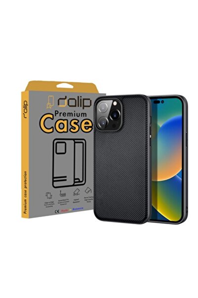 dalip Husa pentru iPhone 14 Pro, Coal Impact Plus, Termoplastic, Negru