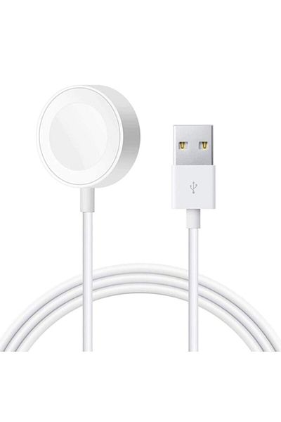 Dali Cablu de încărcare magnetică pentru Apple Watch, conector USB A, lungime 2 m, alb