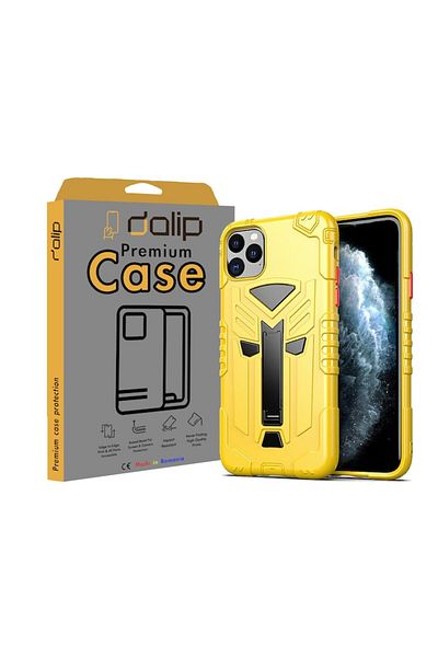 dalip Husa pentru iPhone 11, Super Robot, TPU, Galben