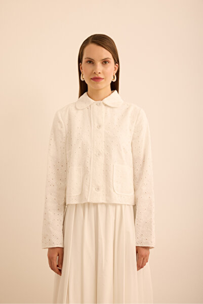 Aker Cotton Brode Kısa Ceket