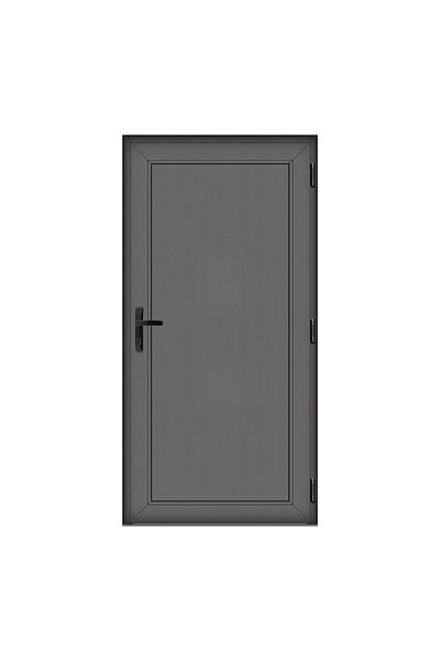 Klass 70x200cm right 6cm 4 Full Panel door PVC and insulating glass anthracite chambers panel