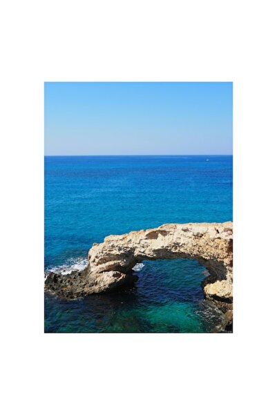 OEM Canvas Print, 'The Stone Arch of the Azure Sea', Ocean Blue
