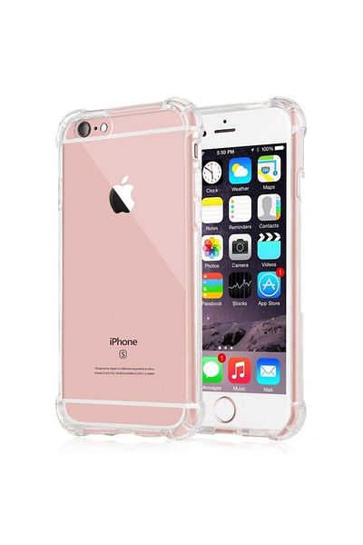 Dali Protective Case Compatible with Apple iPhone 5/5s/SE, ShockProof, Clear Silicone, Reinforced Corners