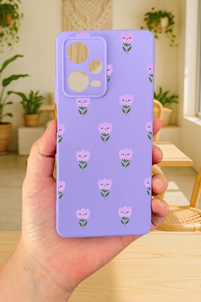 Vip Case حافظة لهاتف Xiaomi Redmi Note 12 Pro 5G MINI TULIP من السيليكون ممتصة للصدمات حافظة مطاطية كلاسيكية محمية 277