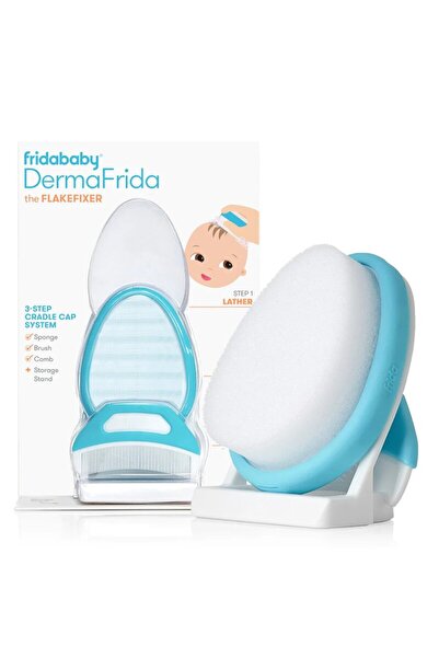 FridaBaby Σετ περιποίησης τριχωτού της κεφαλής, Fridababy, DermaFrida, 3 σε 1, Για σμηγματορροϊκή δερματίτιδα σε μωρά