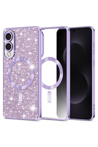 Royal Carcasă violet deschis pentru Samsung Galaxy S25 Edge, D14, poliuretan