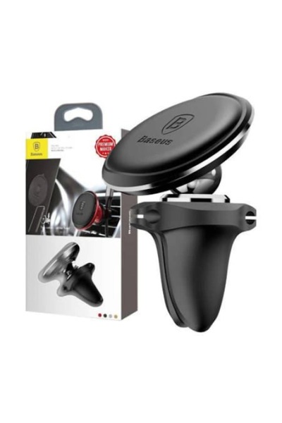 Baseus Suport magnetic auto pentru grila de ventilație, rotație 360°, negru