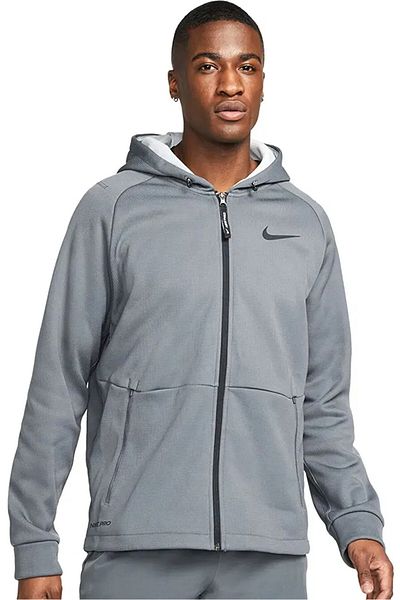 Nike Hanorac pentru bărbați Pro Terma Fit Sphere Full Zip Hanorac pentru bărbați cu glugă Terma Fit Gri
