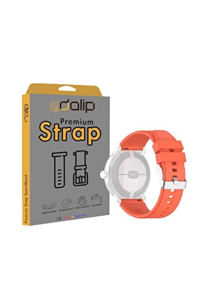 dalip Curea pentru Huawei Watch GT 2/GT 2 Pro/GT 3 Pro, Xiaomi Watch S1, Clasică, Silicon, Portocaliu