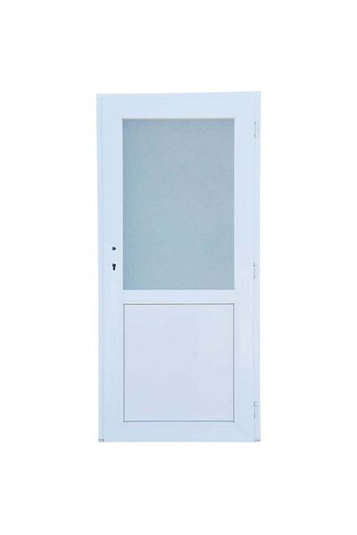 KIRCHBERGER 110x200cm White right 6cm 4 Hamburg door PVC and insulating glass chambers