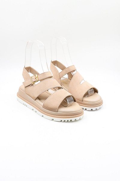 Venüs Women's Genuine Leather Suede Daily Sandals Vn470015Y