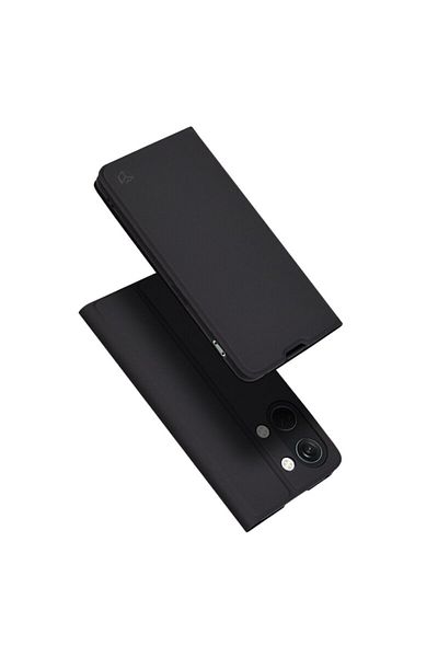 Dali Flip Cover Case Compatible with OnePlus Nord 3, MagSkin Book, Black -Leather