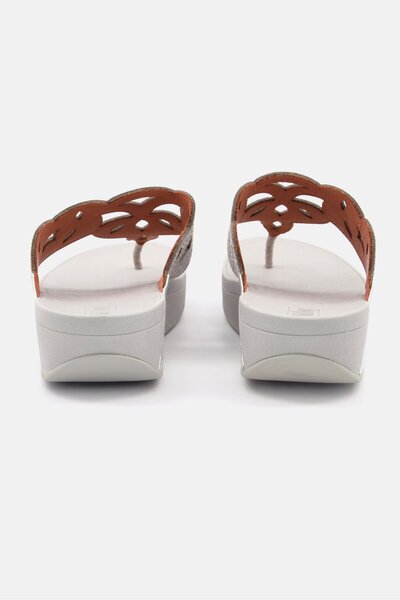 Fitflop Women Elora Crystal Toe Thong Sandals, Silver